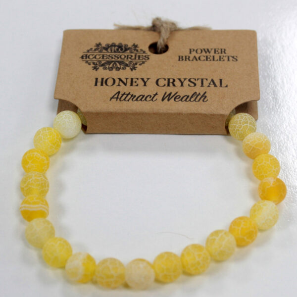 Pulseira de Energia - Cristal de Mel - Ecoaura